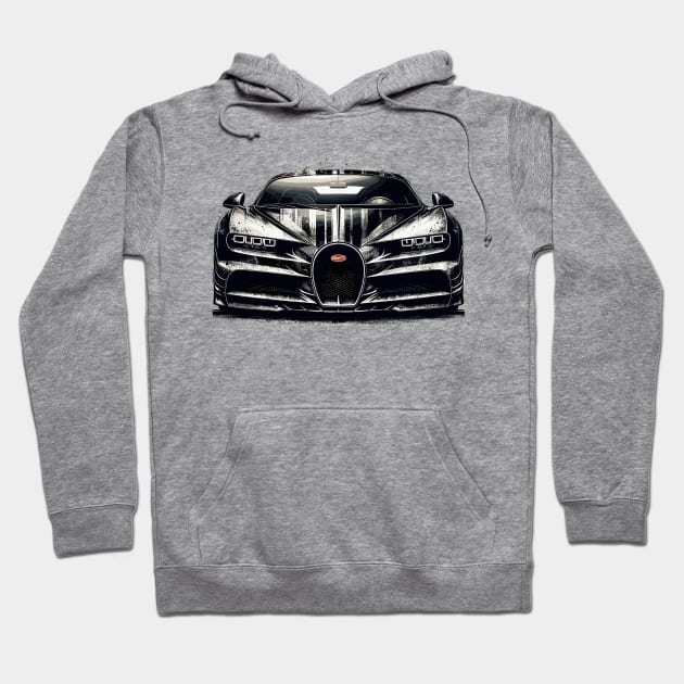 Bugatti Chiron Hoodie by Vehicles-Art